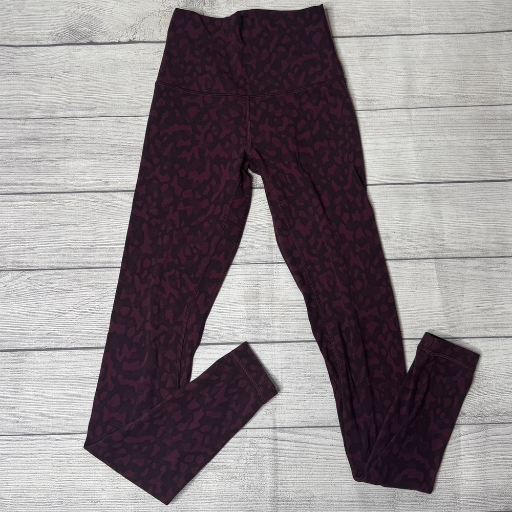 Lululemon Align High Rise Pant 28" Size Formation Camo Dark Adobe Multi Size 2